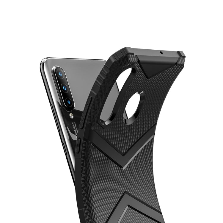 For Huawei P30 Lite Diamond Shield TPU Drop Protection Case(Blue)