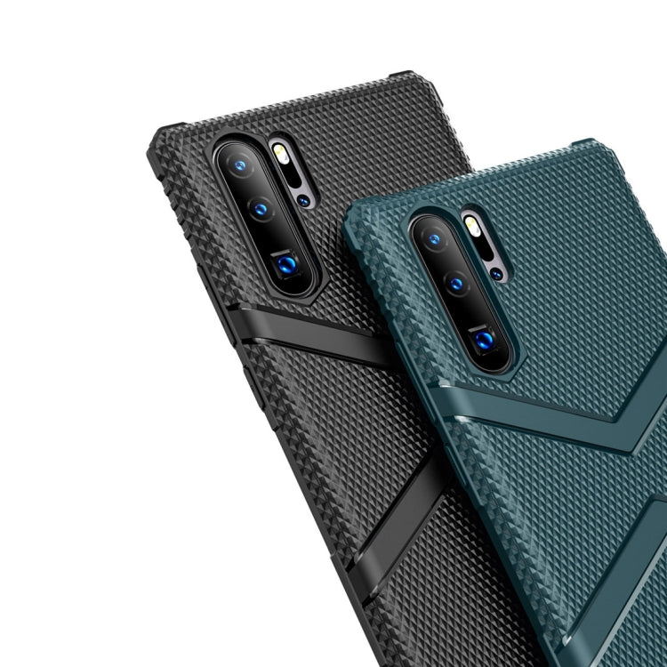 For Huawei P30 Pro Diamond Shield TPU Drop Protection Case(Black)