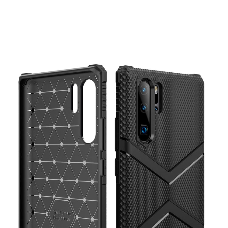 For Huawei P30 Pro Diamond Shield TPU Drop Protection Case(Black)