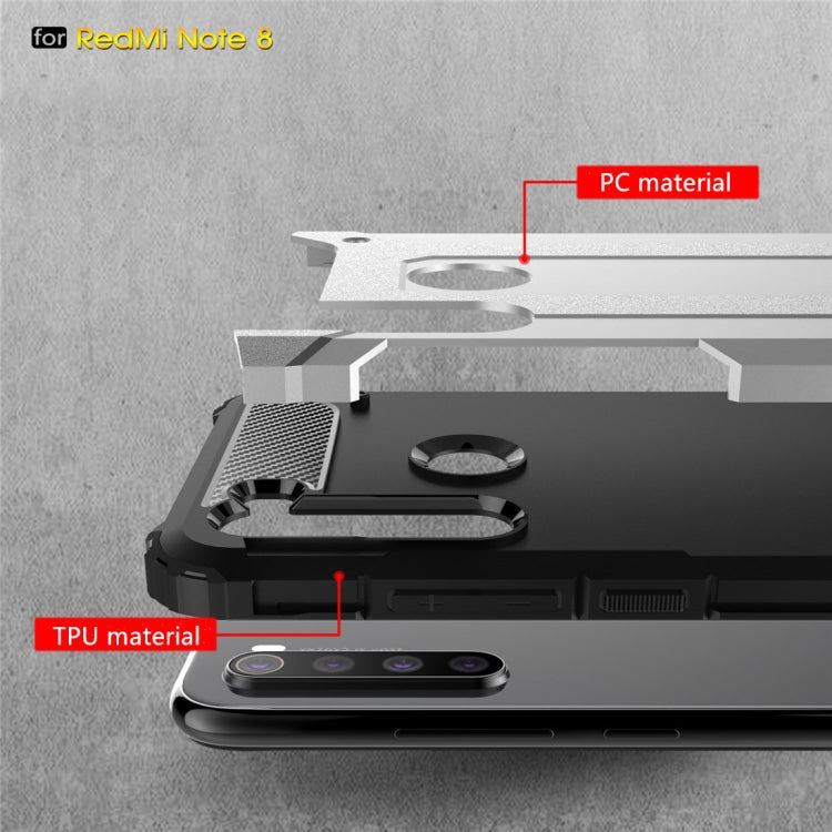 For Xiaomi Redmi Note 8 Magic Armor TPU + PC Combination Case