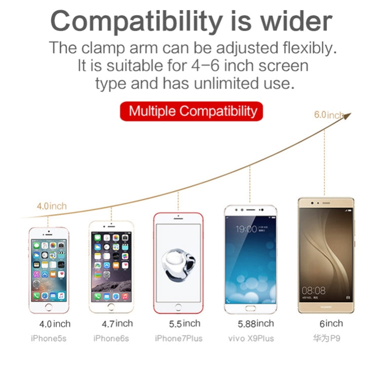 Applicable for Audi A1/S1 Vehicle-Mounted Mobile Phone Bracket Air Outlet Suction Cup Self-Gravity Model(Red)