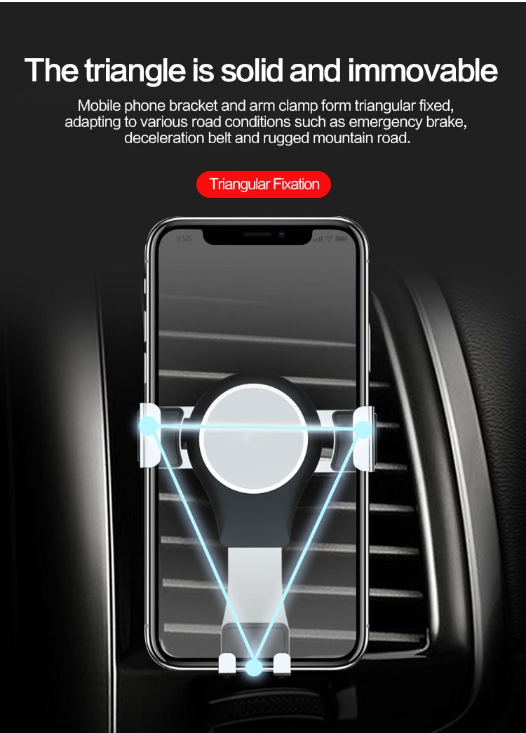 Suitable For Audi A3/S3 Car Mobile Phone Bracket Air Outlet Suction Cup From Gravity