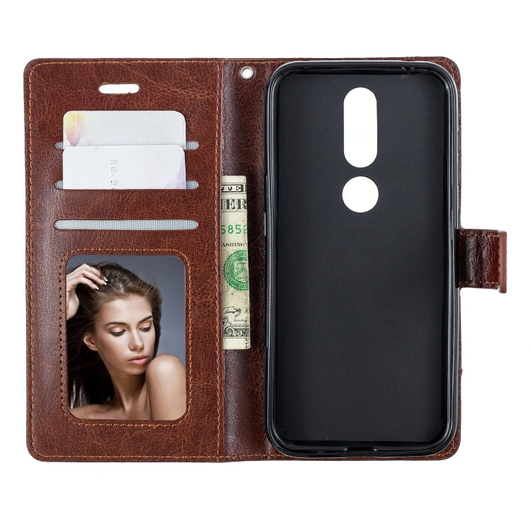 For Nokia 4.2 Crazy Horse Texture Horizontal Flip Leather Case with Holder & Card Slots & Wallet & Photo Frame