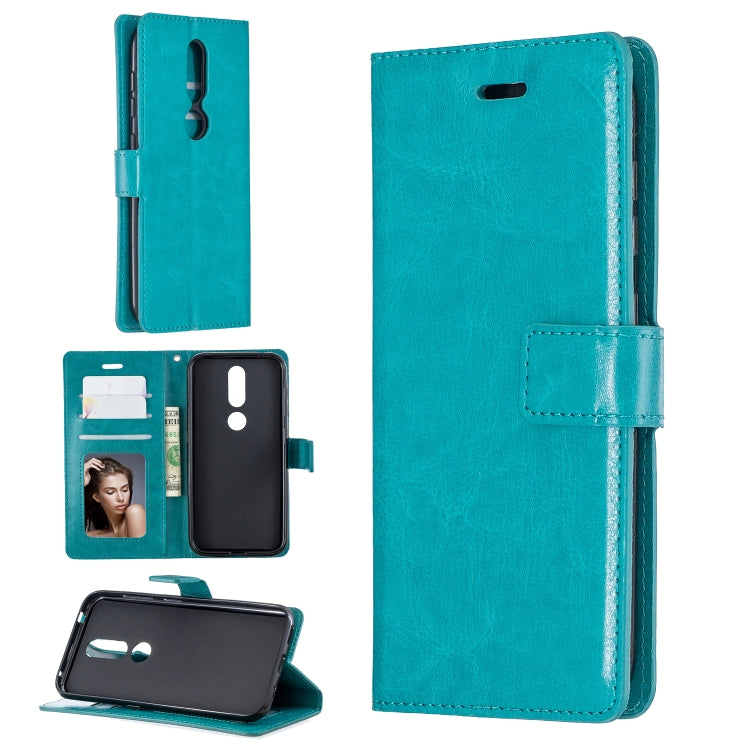 For Nokia 4.2 Crazy Horse Texture Horizontal Flip Leather Case with Holder & Card Slots & Wallet & Photo Frame