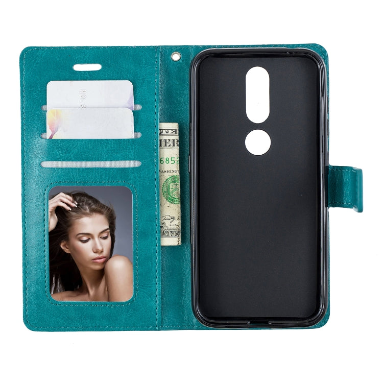 For Nokia 4.2 Crazy Horse Texture Horizontal Flip Leather Case with Holder & Card Slots & Wallet & Photo Frame