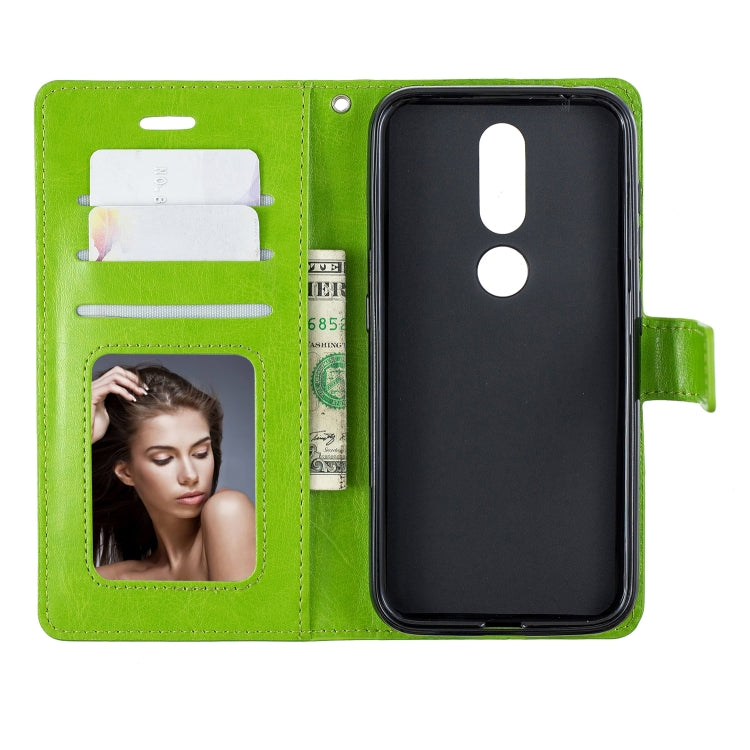 For Nokia 4.2 Crazy Horse Texture Horizontal Flip Leather Case with Holder & Card Slots & Wallet & Photo Frame