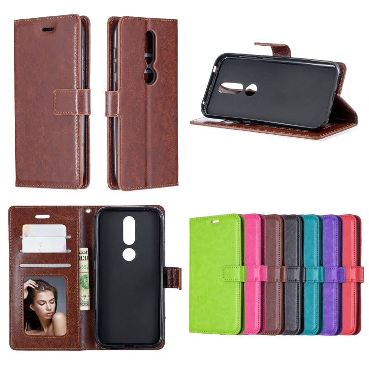 For Nokia 4.2 Crazy Horse Texture Horizontal Flip Leather Case with Holder & Card Slots & Wallet & Photo Frame