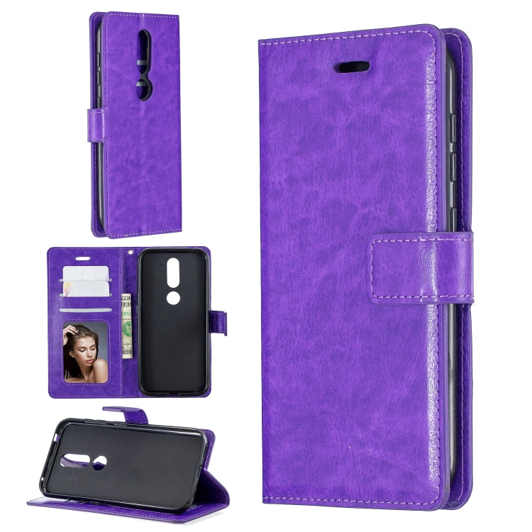 For Nokia 4.2 Crazy Horse Texture Horizontal Flip Leather Case with Holder & Card Slots & Wallet & Photo Frame