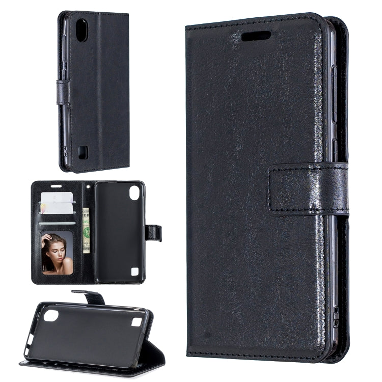 For ZTE Blade A5 2019 Crazy Horse Texture Horizontal Flip Leather Case with Holder & Card Slots & Wallet & Photo Frame