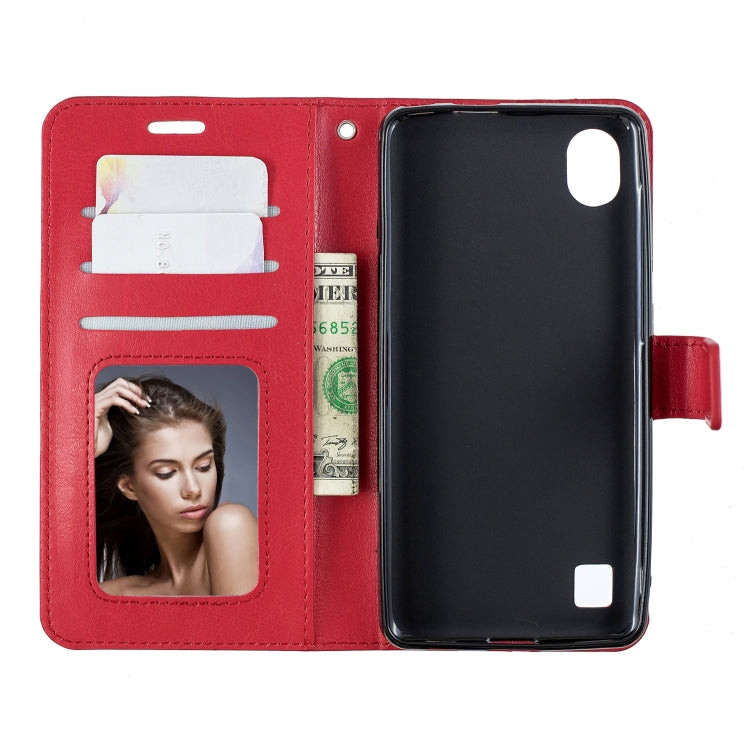For ZTE Blade A5 2019 Crazy Horse Texture Horizontal Flip Leather Case with Holder & Card Slots & Wallet & Photo Frame