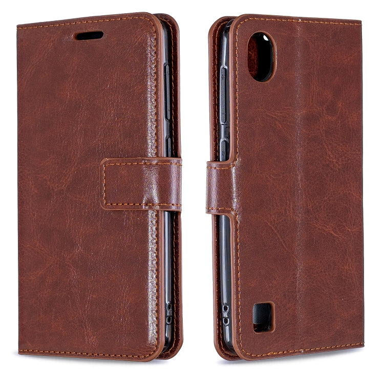 For ZTE Blade A5 2019 Crazy Horse Texture Horizontal Flip Leather Case with Holder & Card Slots & Wallet & Photo Frame