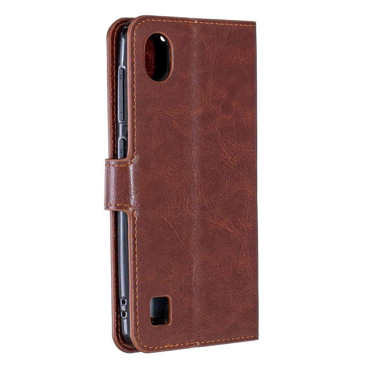 For ZTE Blade A5 2019 Crazy Horse Texture Horizontal Flip Leather Case with Holder & Card Slots & Wallet & Photo Frame