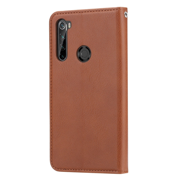 For Xiaomi Redmi Note8 Knead Skin Texture Horizontal Flip Leather Case with Photo Frame & Holder & Card Slots & Wallet
