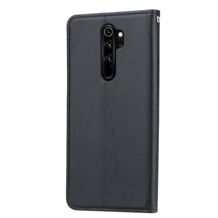 For Xiaomi Redmi Note8 Pro Knead Skin Texture Horizontal Flip Leather Case with Photo Frame & Holder & Card Slots & Wallet