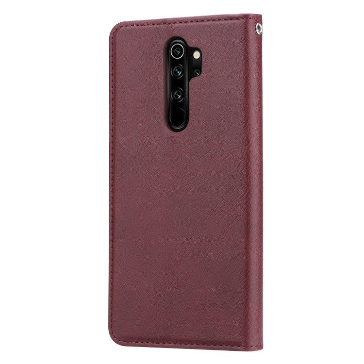 For Xiaomi Redmi Note8 Pro Knead Skin Texture Horizontal Flip Leather Case with Photo Frame & Holder & Card Slots & Wallet