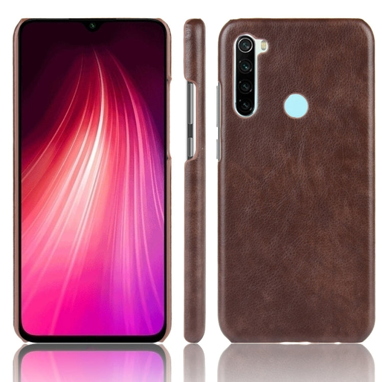 For Xiaomi Redmi Note 8 Shockproof Litchi Texture PC + PU Case