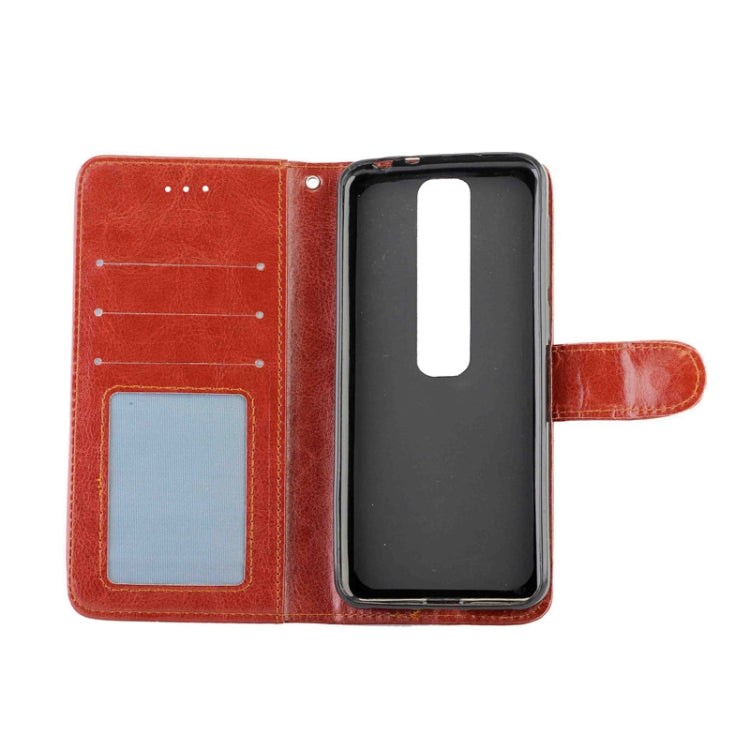 For Vodafone Smart V10 Crazy Horse Texture Horizontal Flip Leather Case with Holder & Card Slots & Wallet & Photo Frame(Brown)