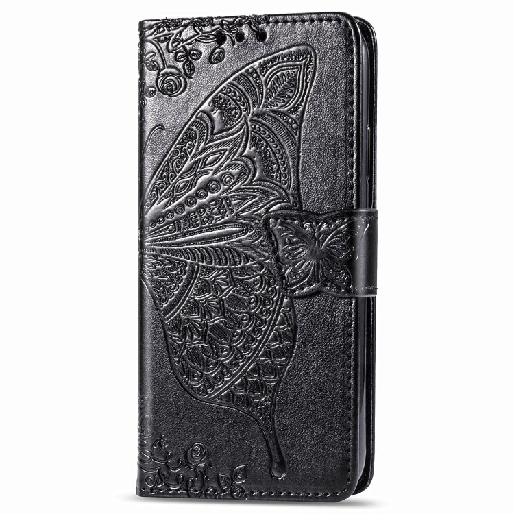 For Huawei Mate 30 Pro Butterfly Love Flower Embossed Horizontal Flip Leather Case with Bracket / Card Slot / Wallet / Lanyard