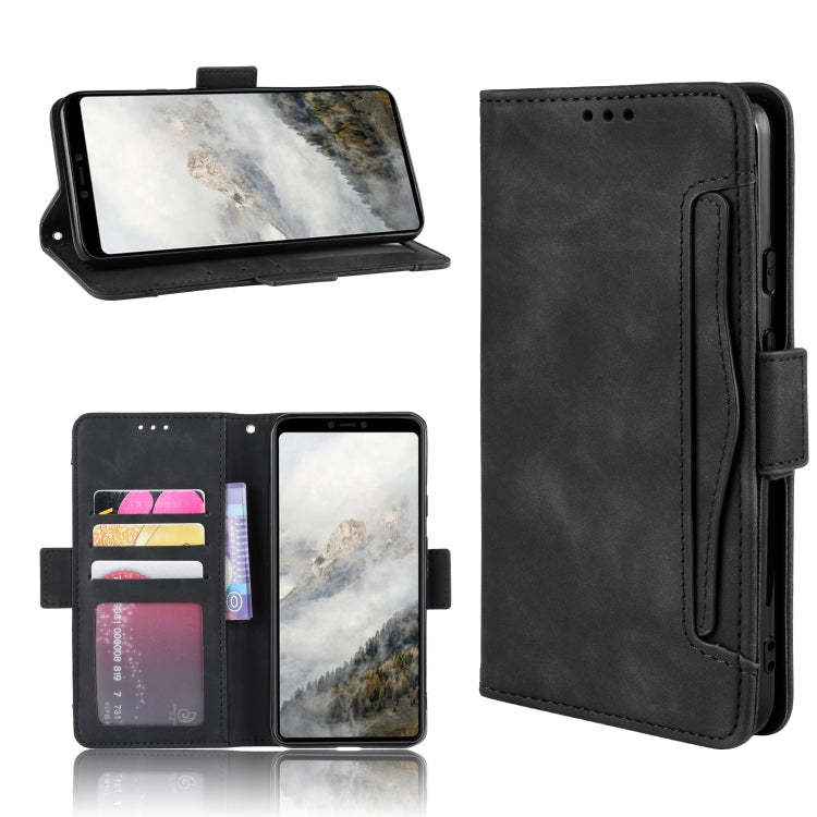 For Google Pixel 4 Wallet Style Skin Feel Calf Pattern Leather Case with Separate Card Slot