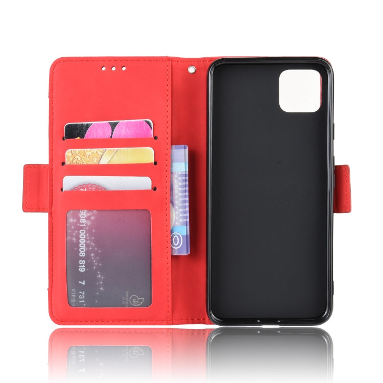 For Google Pixel 4 Wallet Style Skin Feel Calf Pattern Leather Case with Separate Card Slot