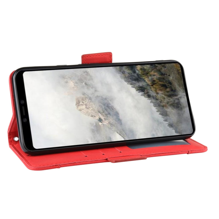 For Google Pixel 4 Wallet Style Skin Feel Calf Pattern Leather Case with Separate Card Slot