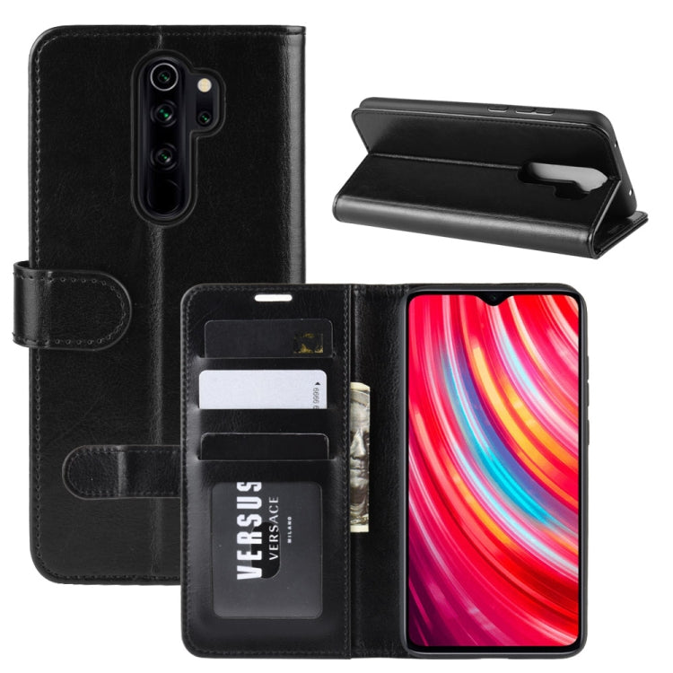 For Xiaomi Redmi Note 8 Pro R64 Texture Single Fold Horizontal Flip Leather Case with Holder & Card Slots & Wallet