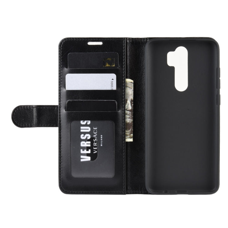 For Xiaomi Redmi Note 8 Pro R64 Texture Single Fold Horizontal Flip Leather Case with Holder & Card Slots & Wallet