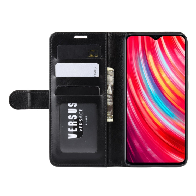 For Xiaomi Redmi Note 8 Pro R64 Texture Single Fold Horizontal Flip Leather Case with Holder & Card Slots & Wallet