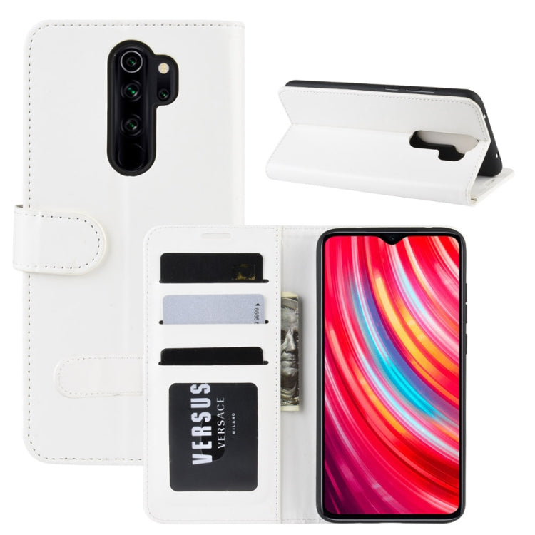 For Xiaomi Redmi Note 8 Pro R64 Texture Single Fold Horizontal Flip Leather Case with Holder & Card Slots & Wallet