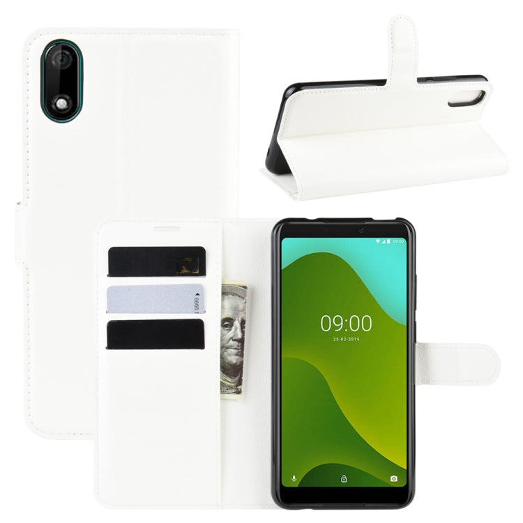 For Wiko Y70 Litchi Texture Horizontal Flip Leather Case with Wallet & Holder & Card Slots