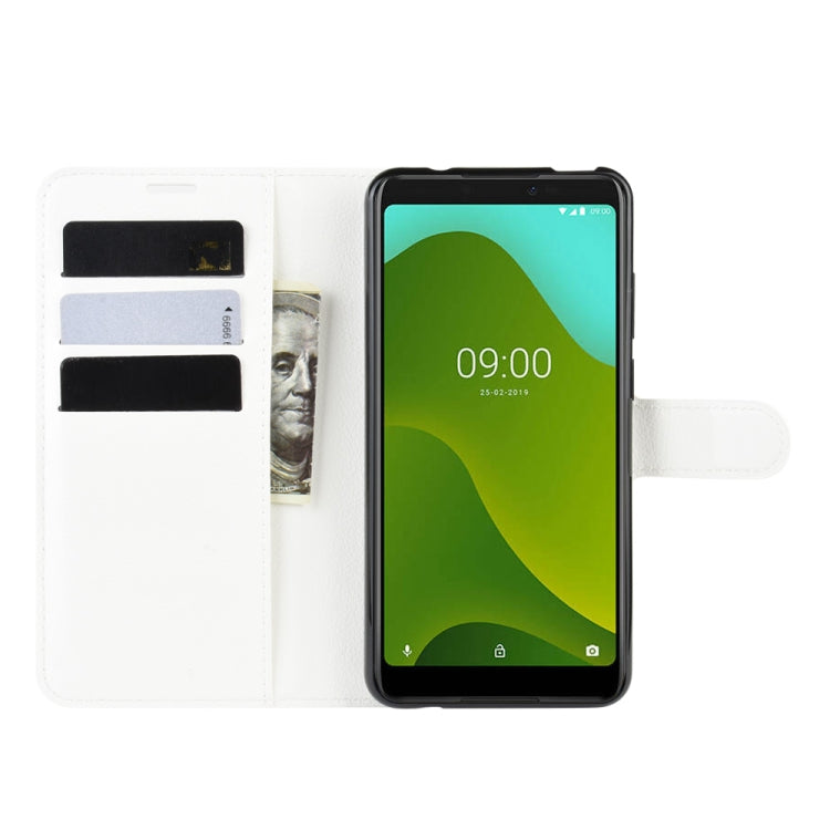 For Wiko Y70 Litchi Texture Horizontal Flip Leather Case with Wallet & Holder & Card Slots