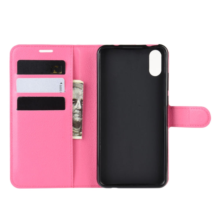 For Wiko Y70 Litchi Texture Horizontal Flip Leather Case with Wallet & Holder & Card Slots