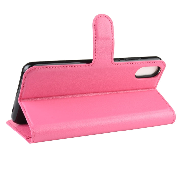 For Wiko Y70 Litchi Texture Horizontal Flip Leather Case with Wallet & Holder & Card Slots