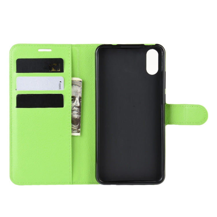 For Wiko Y70 Litchi Texture Horizontal Flip Leather Case with Wallet & Holder & Card Slots