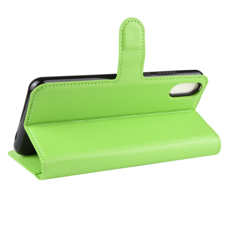 For Wiko Y70 Litchi Texture Horizontal Flip Leather Case with Wallet & Holder & Card Slots