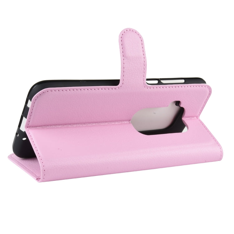 For Motorola One Zoom Litchi Texture Horizontal Flip Leather Case with Wallet & Holder & Card Slots