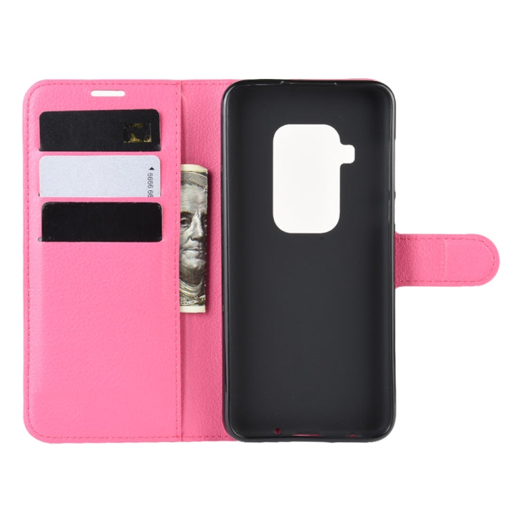 For Motorola One Zoom Litchi Texture Horizontal Flip Leather Case with Wallet & Holder & Card Slots