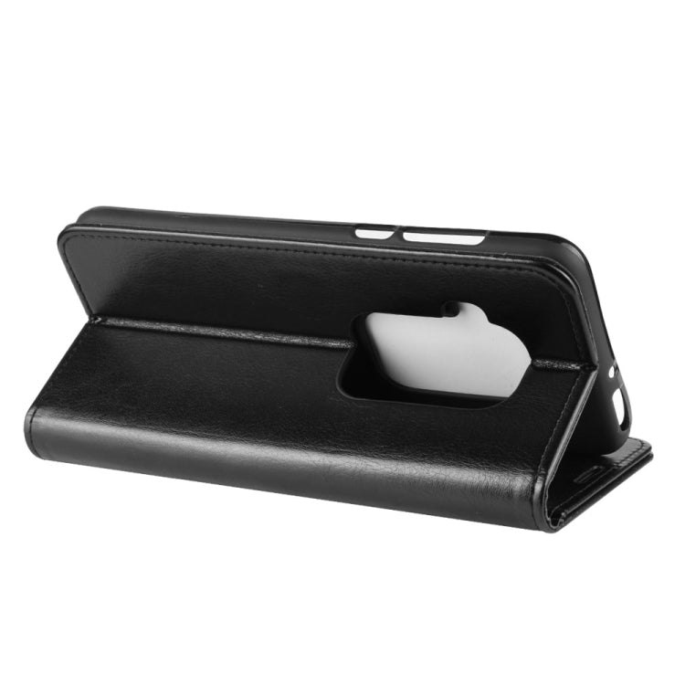 For Motorola One Zoom R64 Texture Single Fold Horizontal Flip Leather Case with Holder & Card Slots & Wallet(Black)