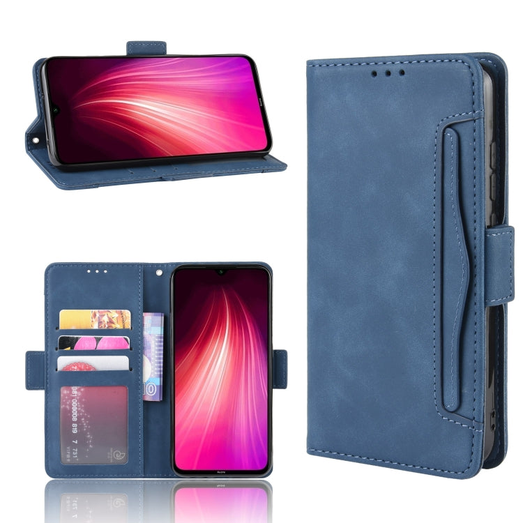 For Xiaomi Redmi Note 8 Wallet Style Skin Feel Calf Pattern Leather Case ,with Separate Card Slot