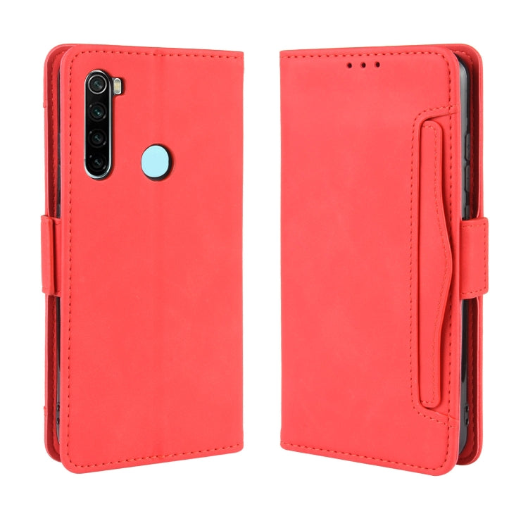 For Xiaomi Redmi Note 8 Wallet Style Skin Feel Calf Pattern Leather Case ,with Separate Card Slot