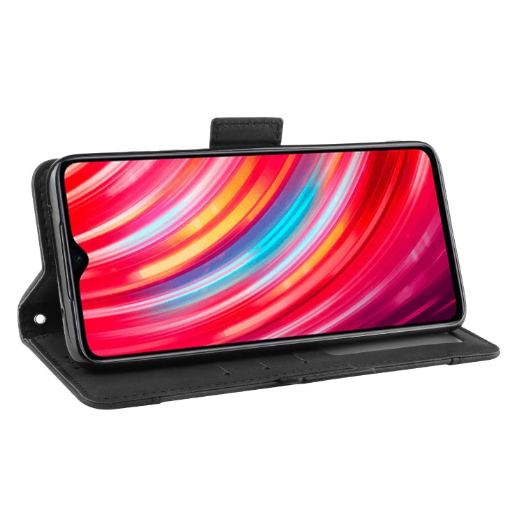For Xiaomi Redmi Note 8 Pro Wallet Style Skin Feel Calf Pattern Leather Case ,with Separate Card Slot