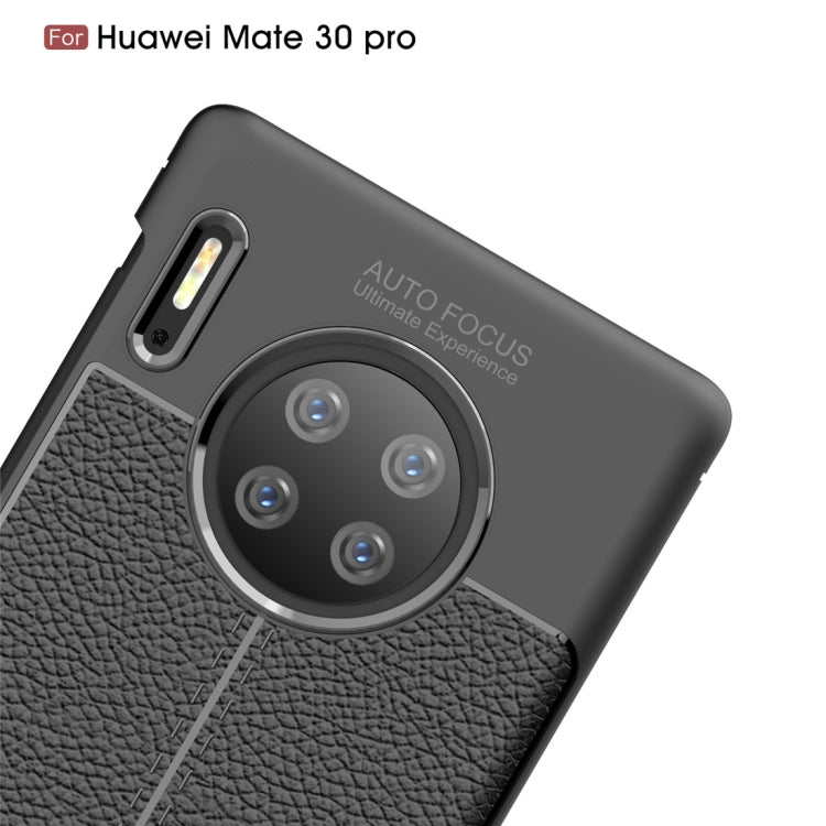 For Huawei Mate 30 Pro Litchi Texture TPU Shockproof Case