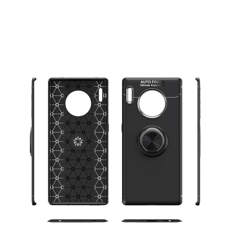 For Huawei Mate 30 Pro Metal Ring Holder 360 Degree Rotating TPU Case