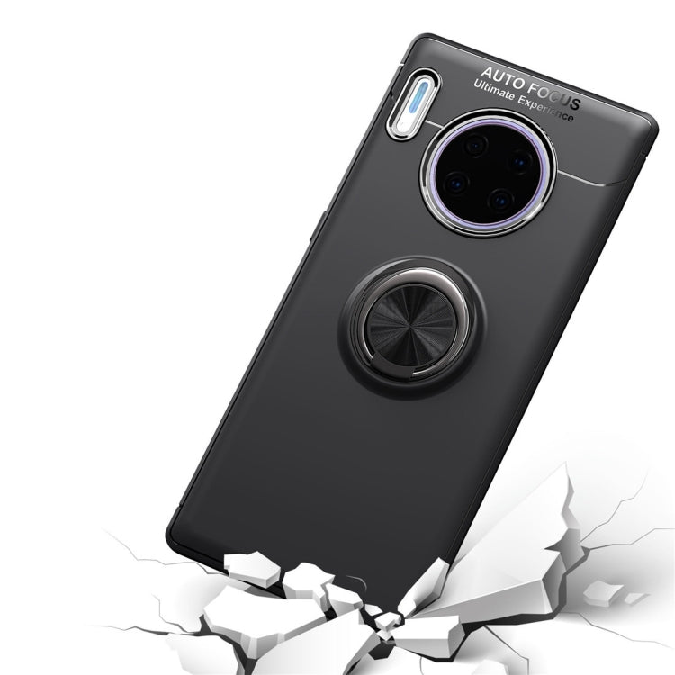 For Huawei Mate 30 Pro Metal Ring Holder 360 Degree Rotating TPU Case