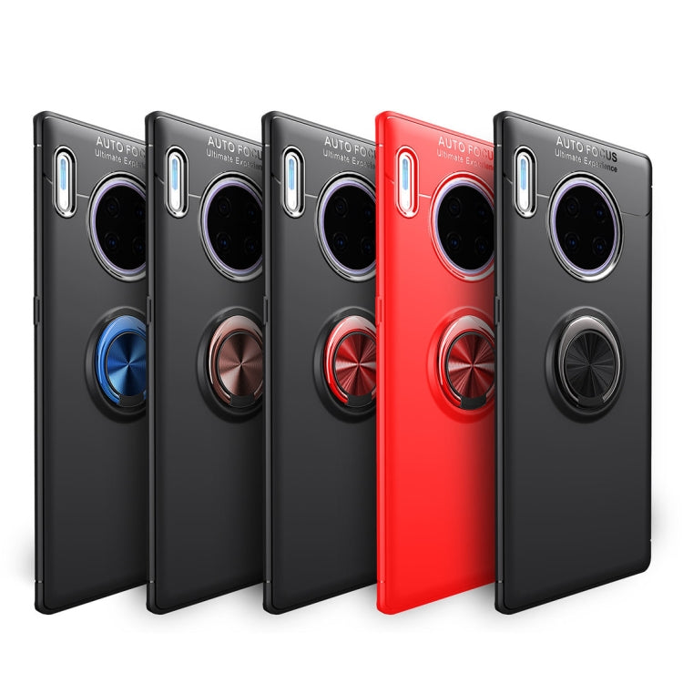 For Huawei Mate 30 Pro Metal Ring Holder 360 Degree Rotating TPU Case