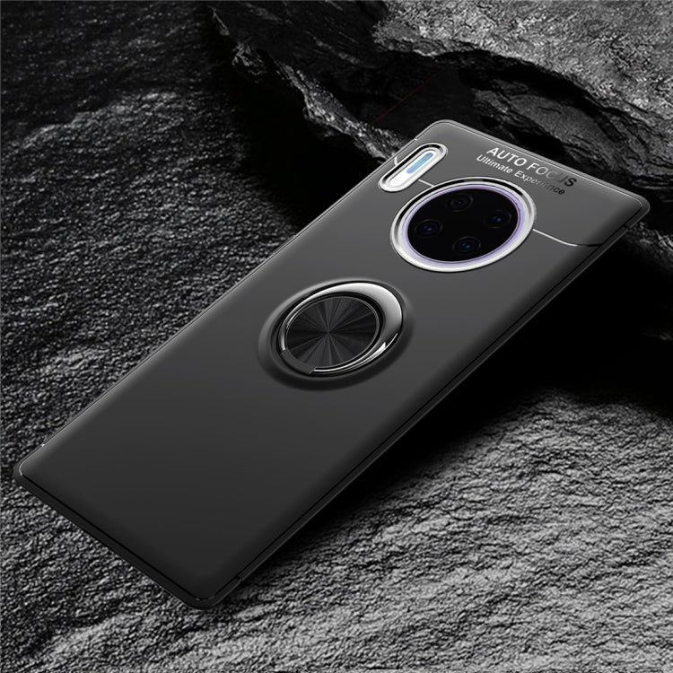 For Huawei Mate 30 Pro Metal Ring Holder 360 Degree Rotating TPU Case