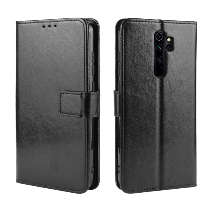 For Xiaomi Redmi Note 8 Pro Retro Crazy Horse Texture Horizontal Flip Leather Case with Holder & Card Slots & Photo Frame
