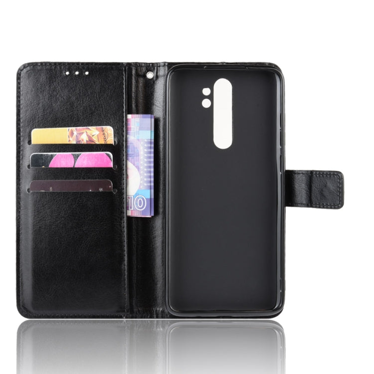 For Xiaomi Redmi Note 8 Pro Retro Crazy Horse Texture Horizontal Flip Leather Case with Holder & Card Slots & Photo Frame