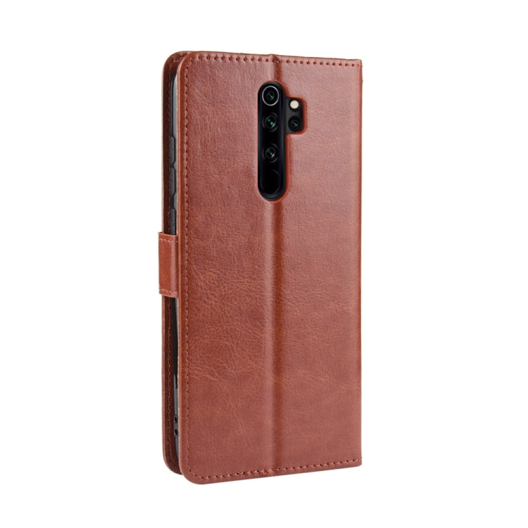 For Xiaomi Redmi Note 8 Pro Retro Crazy Horse Texture Horizontal Flip Leather Case with Holder & Card Slots & Photo Frame