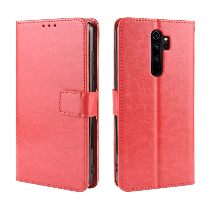 For Xiaomi Redmi Note 8 Pro Retro Crazy Horse Texture Horizontal Flip Leather Case with Holder & Card Slots & Photo Frame